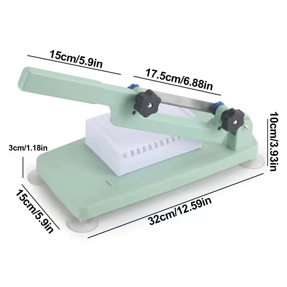 Manual Meat Slicer Food-Grade Stainless Steel Thin Meat Slicer Bacon Slicer Removable Meat Cutter Multifunctional Slicingmachine