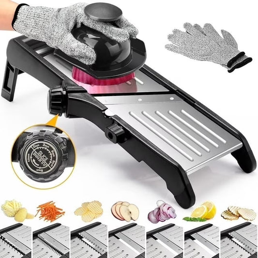 Stainless Steel Mandoline Slicer Vegetable Chopper Potato Slicer