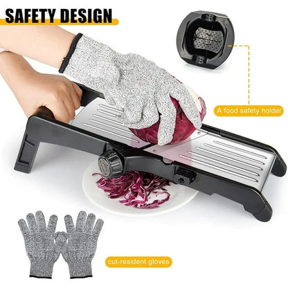 Stainless Steel Mandoline Slicer Vegetable Chopper Potato Slicer