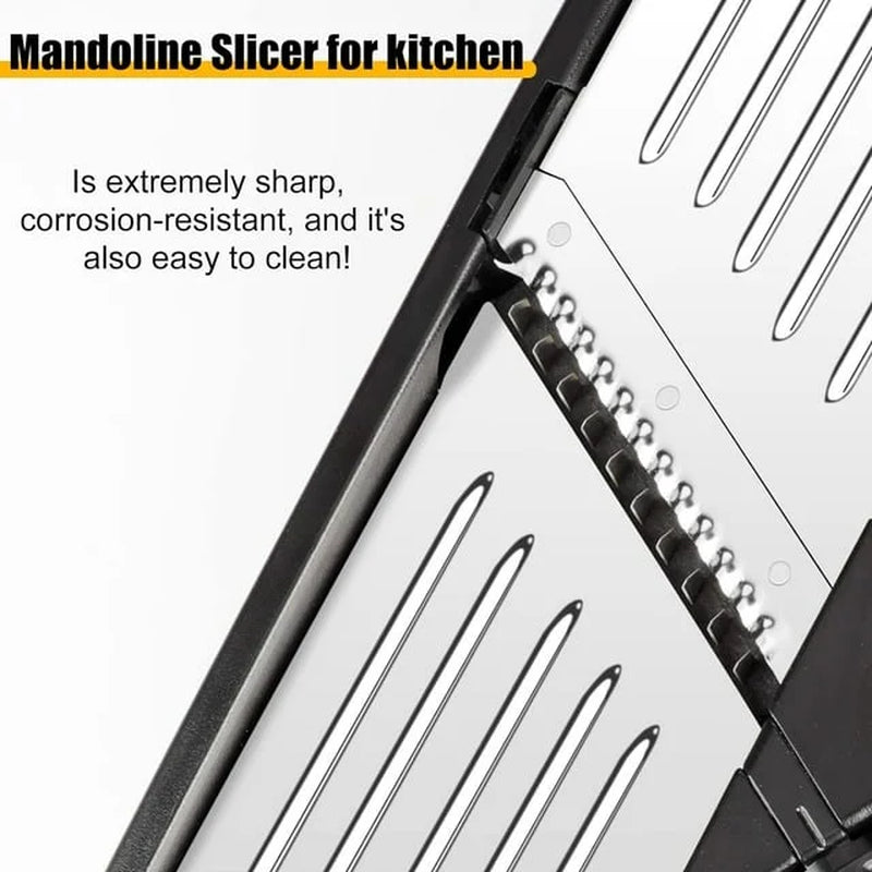 Stainless Steel Mandoline Slicer Vegetable Chopper Potato Slicer