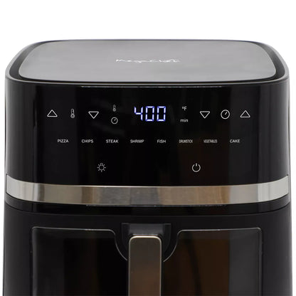Megachef 8L Digital Electric Air Fryer with Transparent Window