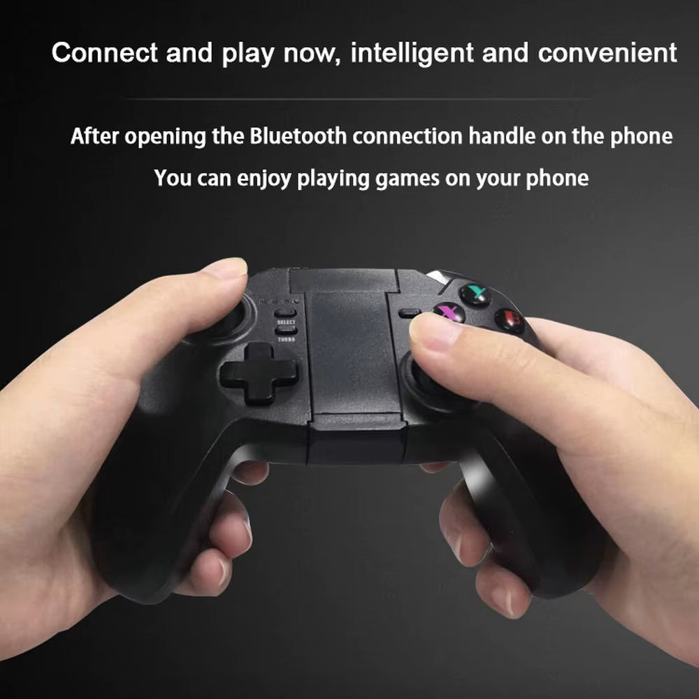 HY9027 Blue Tooth Wireless Gaming Controller Phone Telescopic Stand 600Mah 80 Hours Joystick Gamepad for Ios/Android PC