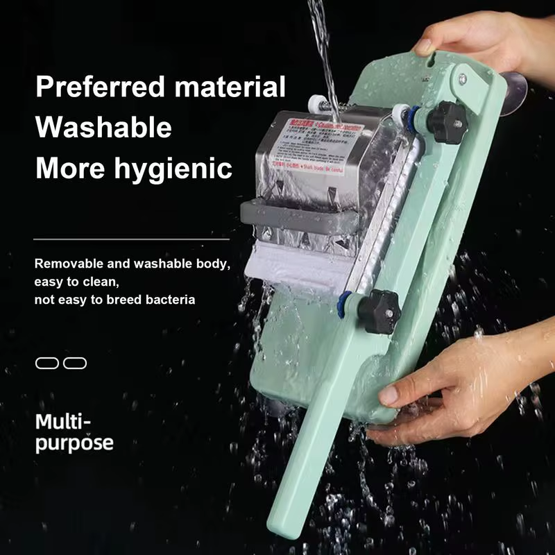 Manual Meat Slicer Food-Grade Stainless Steel Thin Meat Slicer Bacon Slicer Removable Meat Cutter Multifunctional Slicingmachine