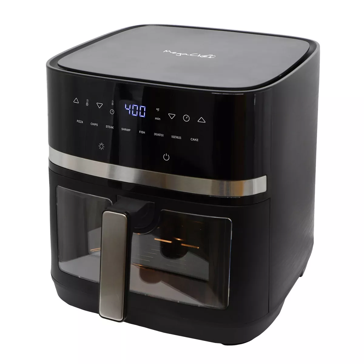 Megachef 8L Digital Electric Air Fryer with Transparent Window