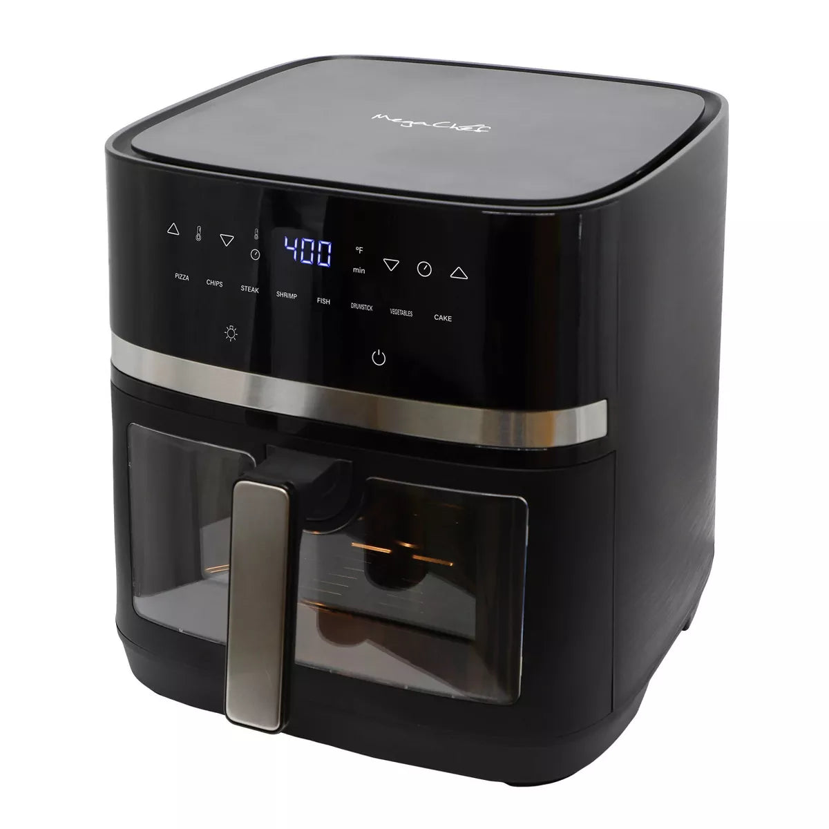 Megachef 8L Digital Electric Air Fryer with Transparent Window