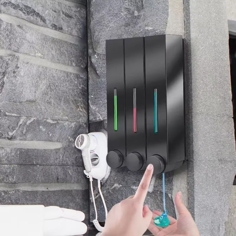 500ML Soap Dispenser Wall Mounted Shower Soap Dispenser Shower Gel Detergent Dispenser for Bathroom Accessories Soap Pump