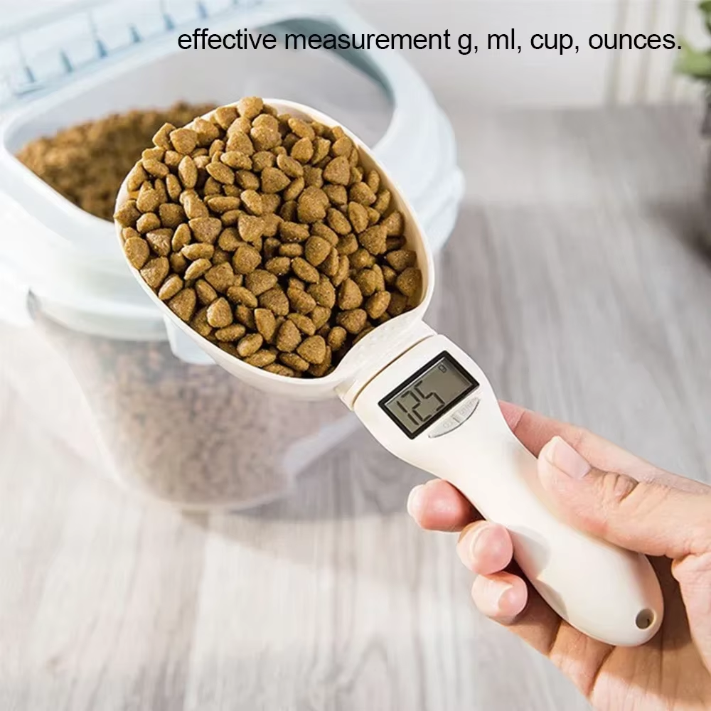 Dog Food Scale Electronic Measuring Spoon Scale High-Precision Quantitative Measuring Spoon Baking Kitchen Home Food Spoon Scale
