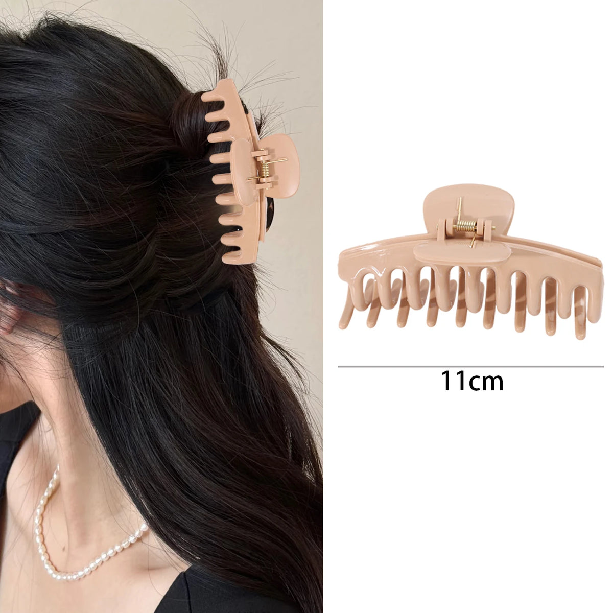 Soft Silicone Safe Shark Hair Claw Versatile Non-Slip Hair Clip Grab Korean Ins Hairpin Accessories for Girls Decoration Gift