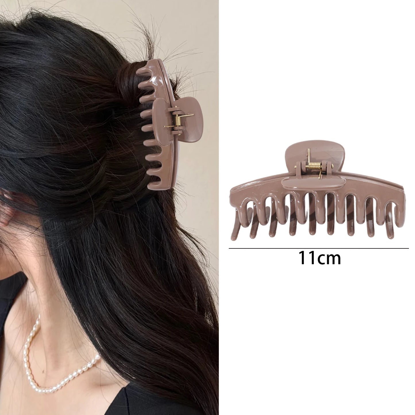 Soft Silicone Safe Shark Hair Claw Versatile Non-Slip Hair Clip Grab Korean Ins Hairpin Accessories for Girls Decoration Gift
