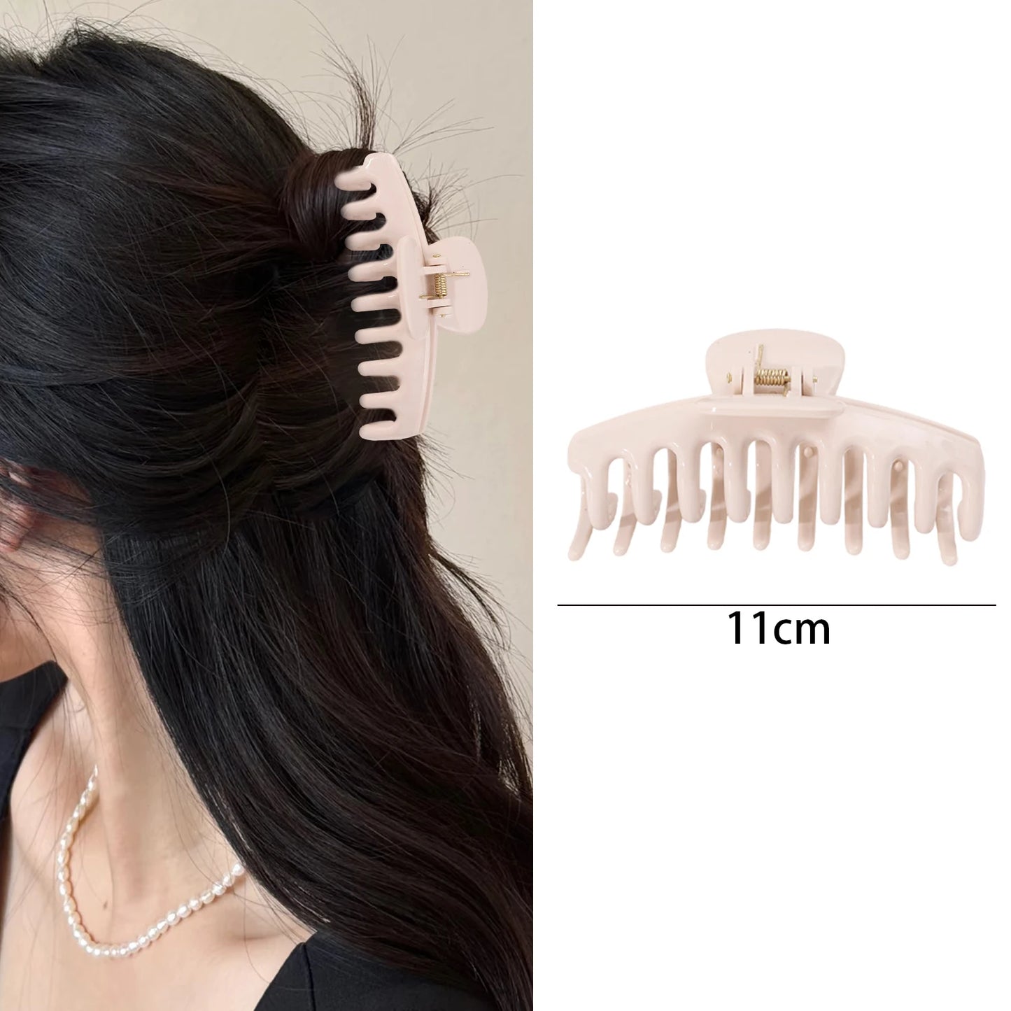 Soft Silicone Safe Shark Hair Claw Versatile Non-Slip Hair Clip Grab Korean Ins Hairpin Accessories for Girls Decoration Gift