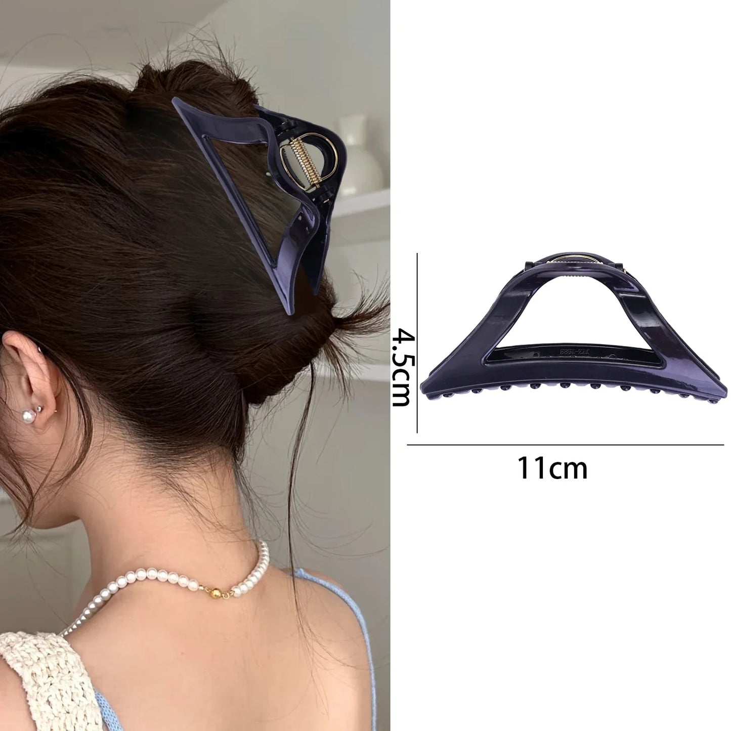 Soft Silicone Safe Shark Hair Claw Versatile Non-Slip Hair Clip Grab Korean Ins Hairpin Accessories for Girls Decoration Gift