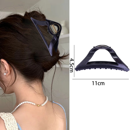 Soft Silicone Safe Shark Hair Claw Versatile Non-Slip Hair Clip Grab Korean Ins Hairpin Accessories for Girls Decoration Gift