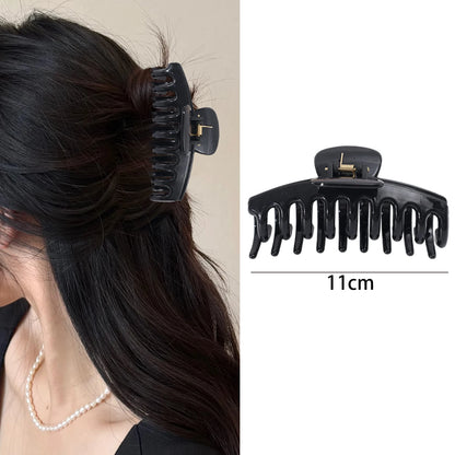 Soft Silicone Safe Shark Hair Claw Versatile Non-Slip Hair Clip Grab Korean Ins Hairpin Accessories for Girls Decoration Gift