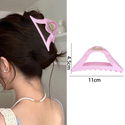Soft Silicone Safe Shark Hair Claw Versatile Non-Slip Hair Clip Grab Korean Ins Hairpin Accessories for Girls Decoration Gift