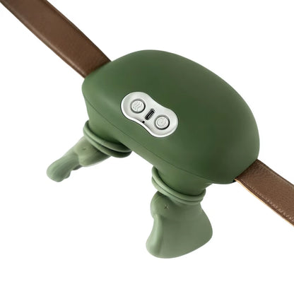 4D Hand Shaped Kneading Neck and Shoulder Massager Portable Neck Shoulder Massage Pillow Brushless Motor Trapezius Masajeador