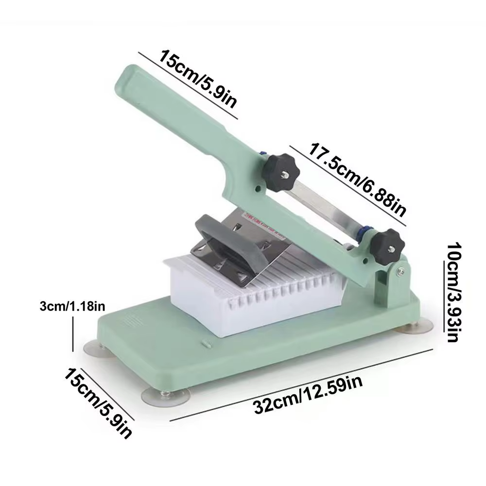 Manual Meat Slicer Food-Grade Stainless Steel Thin Meat Slicer Bacon Slicer Removable Meat Cutter Multifunctional Slicingmachine