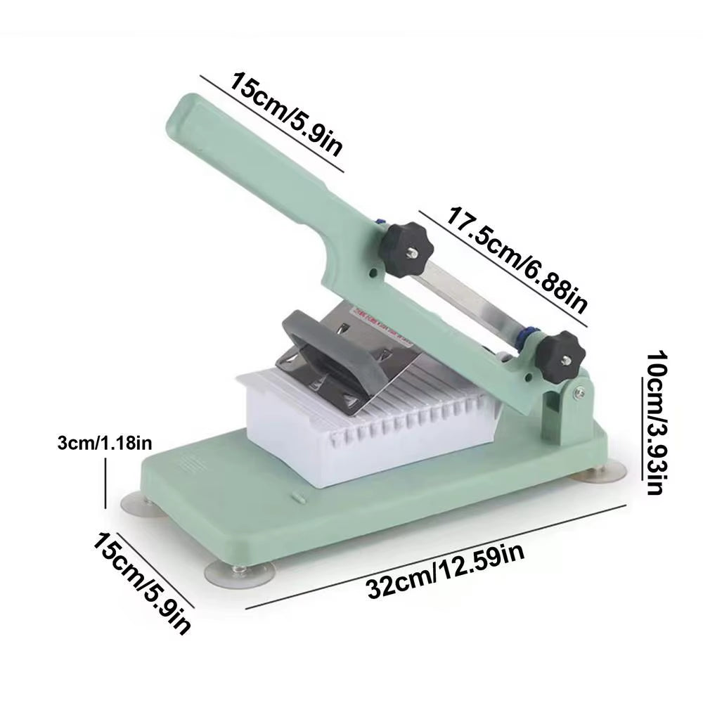 Manual Meat Slicer Food-Grade Stainless Steel Thin Meat Slicer Bacon Slicer Removable Meat Cutter Multifunctional Slicingmachine