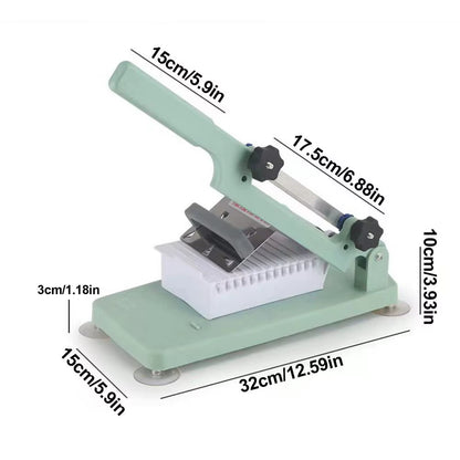 Manual Meat Slicer Food-Grade Stainless Steel Thin Meat Slicer Bacon Slicer Removable Meat Cutter Multifunctional Slicingmachine