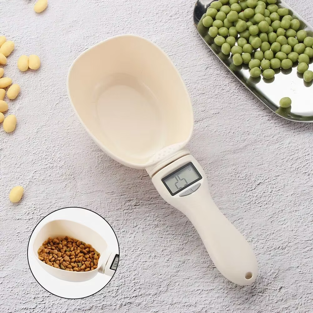 Dog Food Scale Electronic Measuring Spoon Scale High-Precision Quantitative Measuring Spoon Baking Kitchen Home Food Spoon Scale